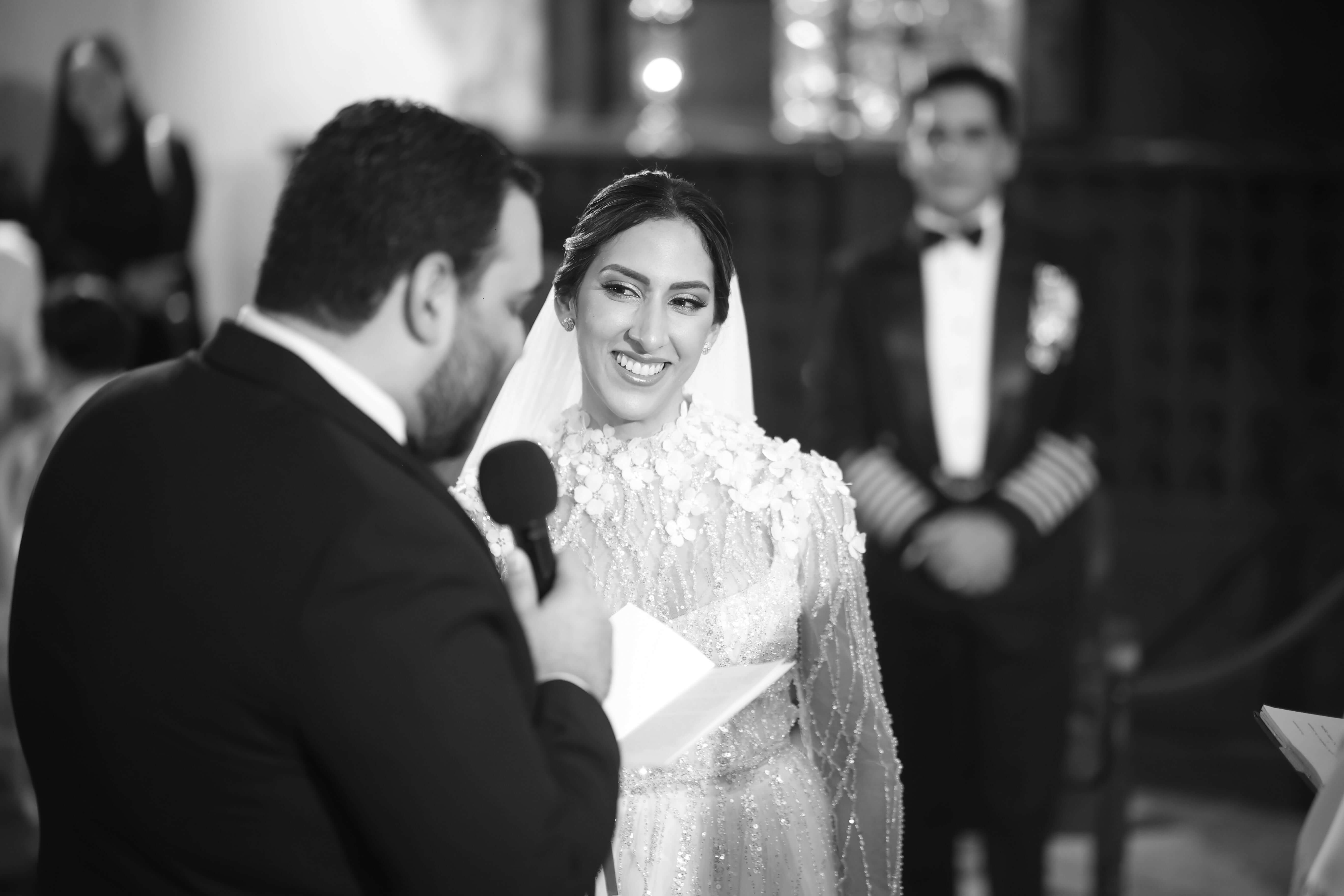 Katherine and Rodolfo's Wedding Photo - Happy couple celebrating their wedding day